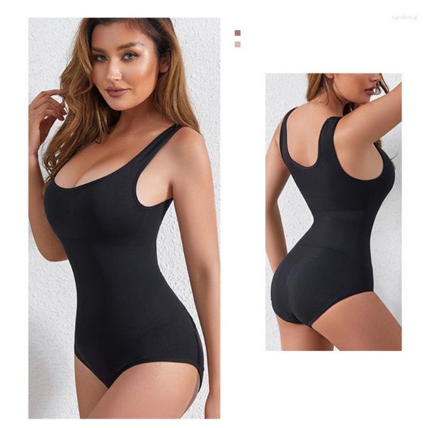 Intimo modellante da donna Top Vestiti modellanti Pancia delle donne Tuta siamese Corsetto Corpo Bu Dopo il parto Crolla Triangolo Shapewear