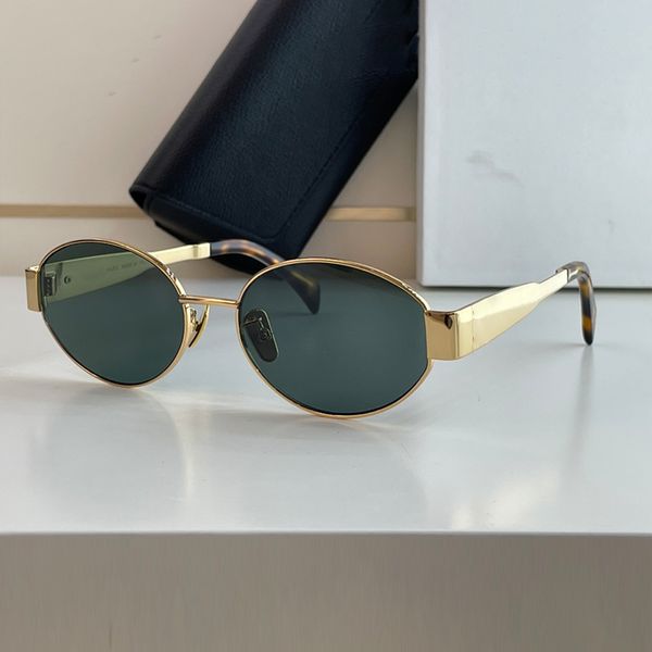 CL-Sonnenbrille für Damen, Arc de Triomphe, ovale Sonnenbrille, euroamerikanischer Trend, heiße Mode, Stücke 1 1, hochwertige Brille, quadratische Sonnenbrille, Herren-Retro-Rhombus-Brille