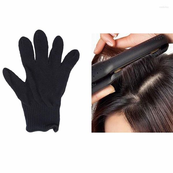 Одноразовые перчатки для окраски волос, противоскользящие, многократное использование салонных инструментов, черные, устойчивые к высоким температурам
