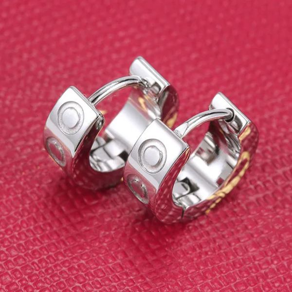 orecchini firmati Orecchini in oro orecchini a bottone orecchini di gioielli firmati da donna orecchini gioielli firmati regalo di gioielli per anniversario di matrimonio con scatola