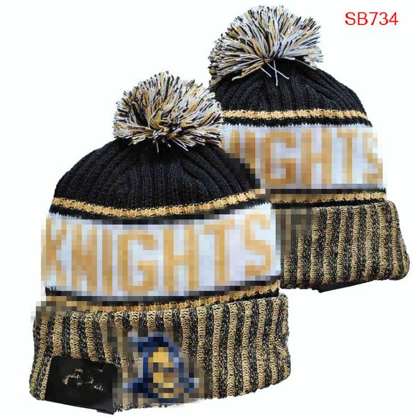 Devils UCF Beanies Beanie North American College Team Side Patch Winter Wolle Sport Strickmütze Skull Caps