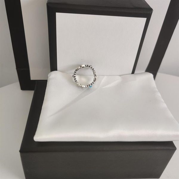Vendi anello in argento sterling S925 Top anello da donna o uomo Anello di alta qualità Fornitura di gioielli per coppia244x