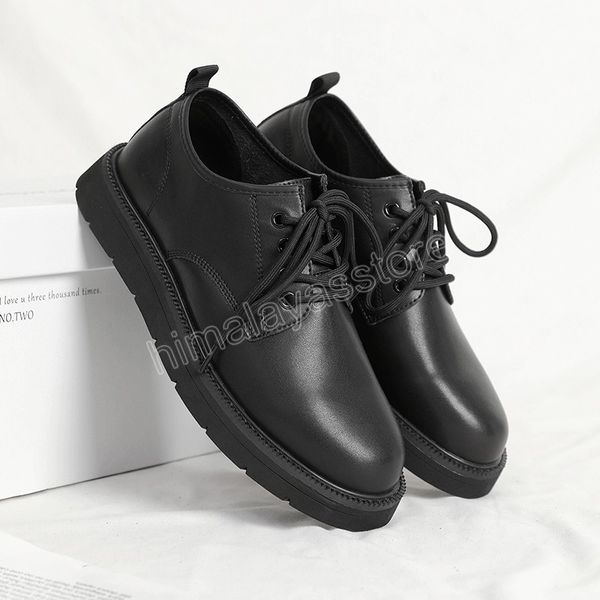 Sapatos masculinos feitos à mão oxford elegantes sapatos casuais de couro masculino vestido de casamento calçado estilo britânico tênis formais