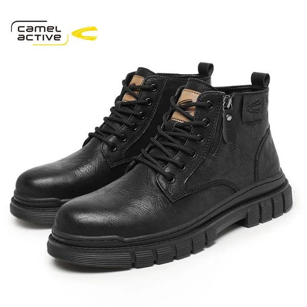 Stivali Cammello Attivo Autunno Inverno Moda Caviglia Comodo Lavoro Uomo PU Scarpe in pelle Outdoor Moto DQ19 230928