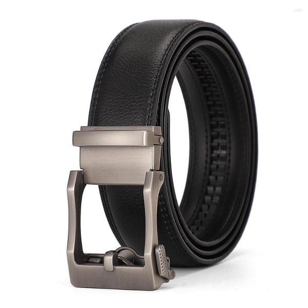 Cinture di moda in pelle di mucca maschile per i jeans Designer di alta qualità cinturino in vita Luxry marche cintura uomo nero marrone 3,5 cm 2023