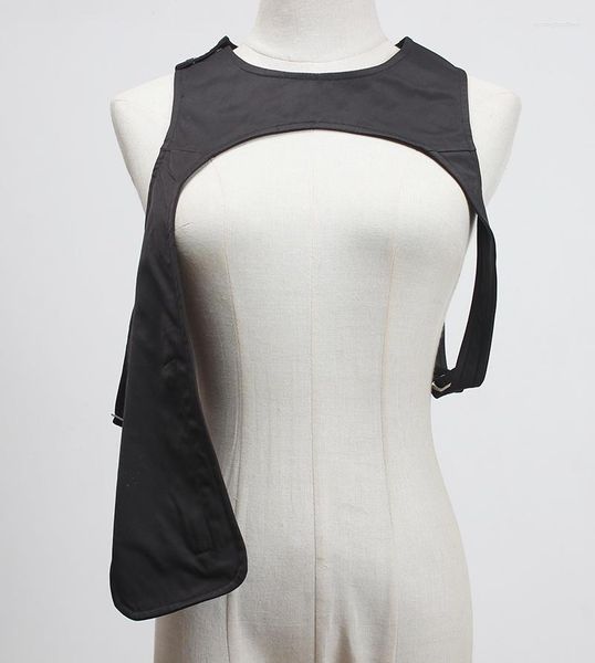Ремни, женский подиумный модный черный тканевый жилет, пояса, женское платье, корсеты, украшение на пояс, широкий ремень R2344