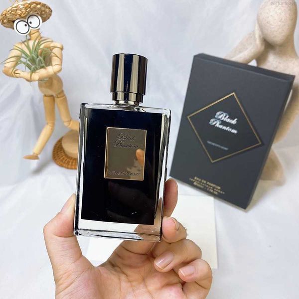 50ml Black Phantom Perfume Fragrância Homens Mulheres Perfumes Fords Floral Eau De Parfum Longa Duração Top Quality 1.7oz EDP Navio Rápido Colônia GLZW