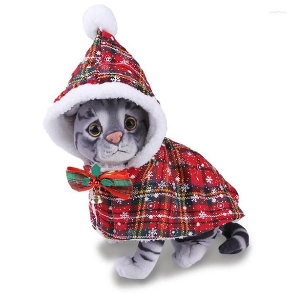 Trajes de gato Gatos Natal Animais de estimação fofos para vestir acessórios de fantasia para animais de estimação Adereços de viagem
