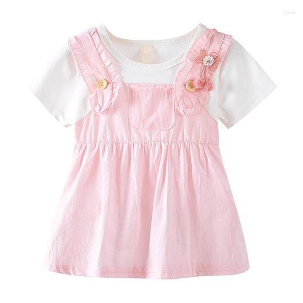 Mädchen Kleider Prinzessin Kleid Baby Kleidung Geburtstag Party Kleinkind Kostüm Kühle Sommer Kinder Kleidung Kurzarm Kid Outfit A1101