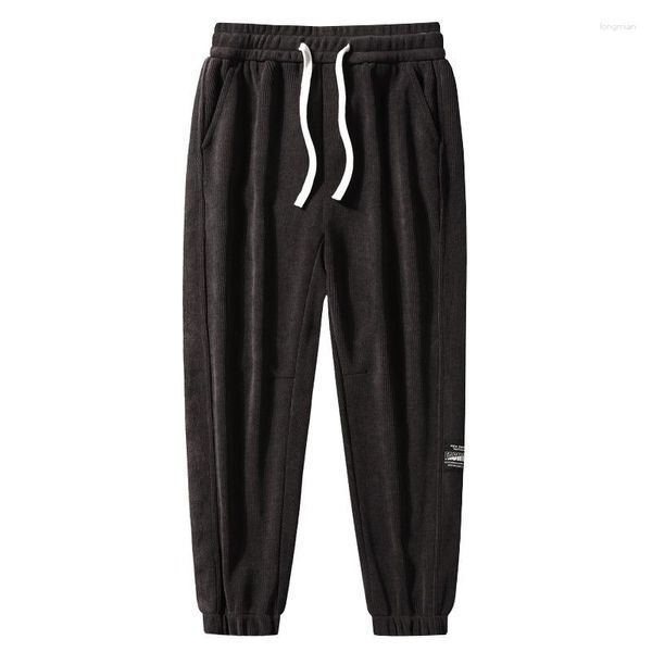 Calças masculinas 9xl tamanho grande veludo velo homens outono inverno ao ar livre grosso quente casual esportes calças de algodão mais veludo sweatpants