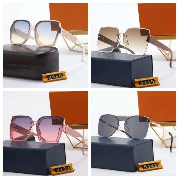 Neue Mode-Sonnenbrille, Top-Look, trendiger Unisex-Vintage-Retro-Stil, getönte rechteckige Sonnenbrille für Männer und Frauen, modische Kreis-Sonnenbrille mit Box