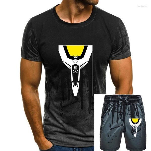 Herren Trainingsanzüge T-Shirt Männer Funy T-Shirt Macross Skull Squadron Custom Kurzarm O-Ausschnitt Grafik Tops T-Shirt