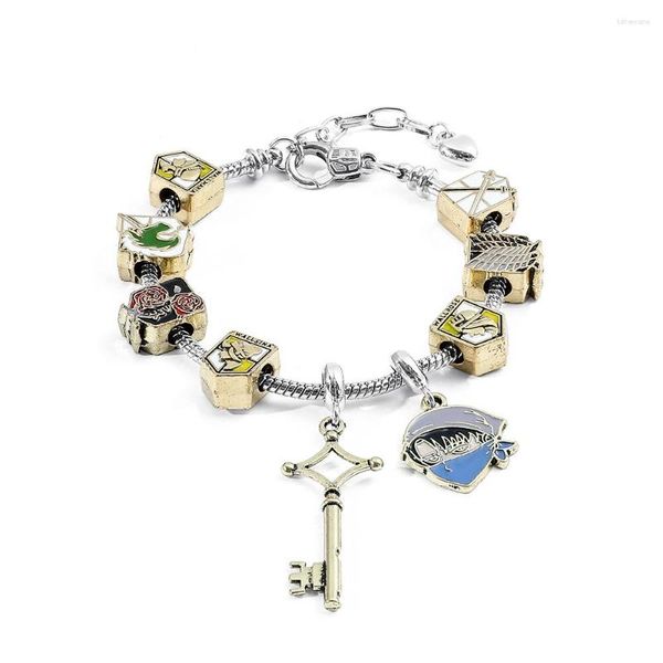 Braccialetti con ciondoli Bracciale color argento vintage con attacco su Titano per donna Accessori fai da te Braccialetti di marca Ragazza Pulseira Gioielli