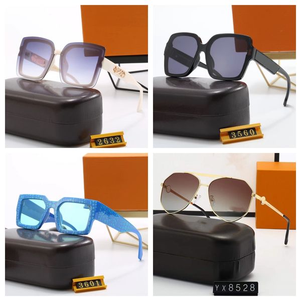 Nova marca de moda de moda óculos de sol masculinos óculos de sol polarizados para homens e mulheres óculos de sol retrô leves para dirigir, pescar, proteção UV com CAIXA