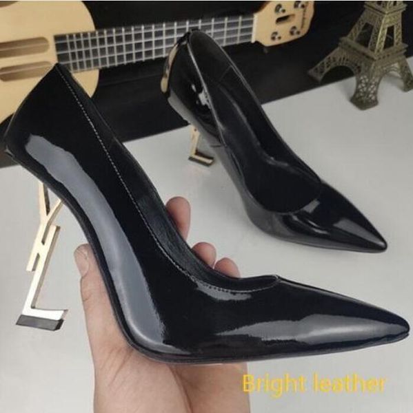 Scarpe da borsa firmate Scarpe eleganti da donna Sandali con tacco Vera pelle Fondo rosso Tacco a spillo Tacco alto Scarpe da sposa per feste tn con scarpe firmate box