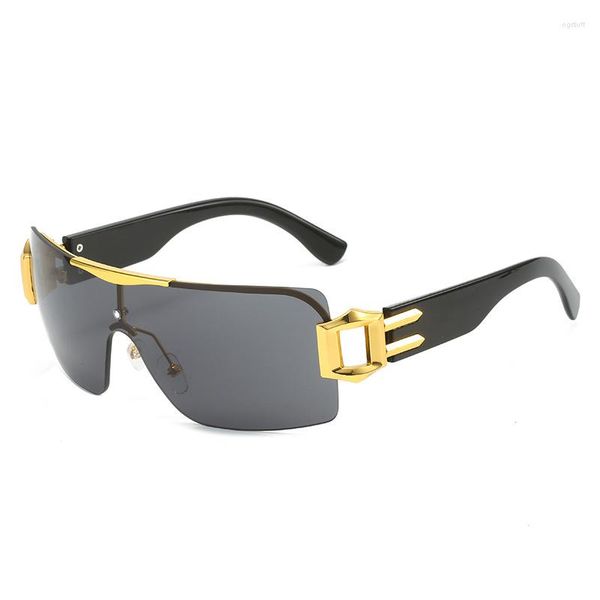 Солнцезащитные очки, модные панк-Y2K для женщин и мужчин, модные солнцезащитные очки с запахом, очки UV400, очки
