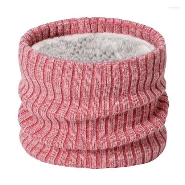 Schals Herbst Winter Strickschal Für Frauen Männer Unisex Mädchen Jungen Im Freien Warm Plus Samt Ring Dicke Elastische Gestrickte Schalldämpfer