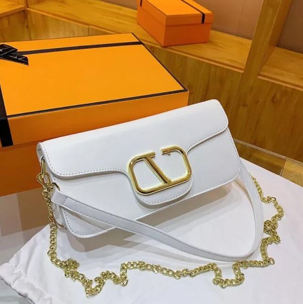 Hot 5A Borsa in pelle Borsa a catena Borsa da donna di lusso Borse per stilisti Pochette femminile Borse classiche da ragazza di alta qualità Due taglie