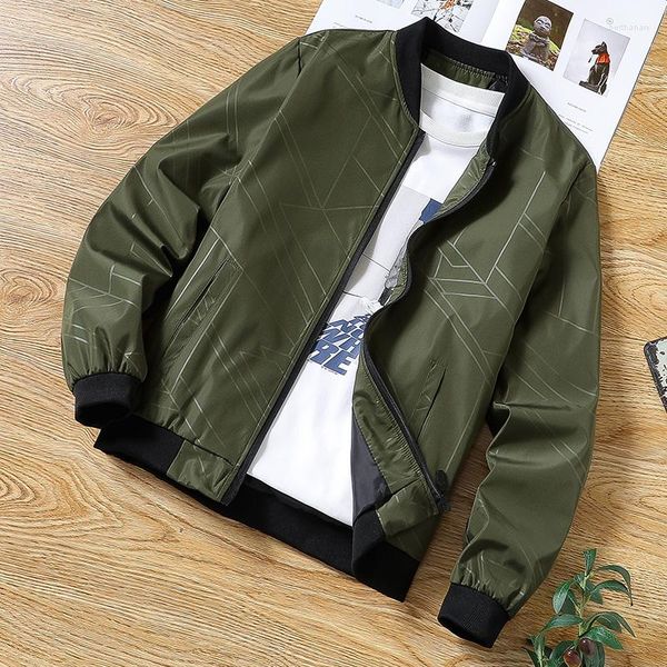 Männer Jacken 2023 Herbst Jugend Mode Trend Casual Mantel Top Koreanischen Stil Vielseitige Stehkragen Jacke