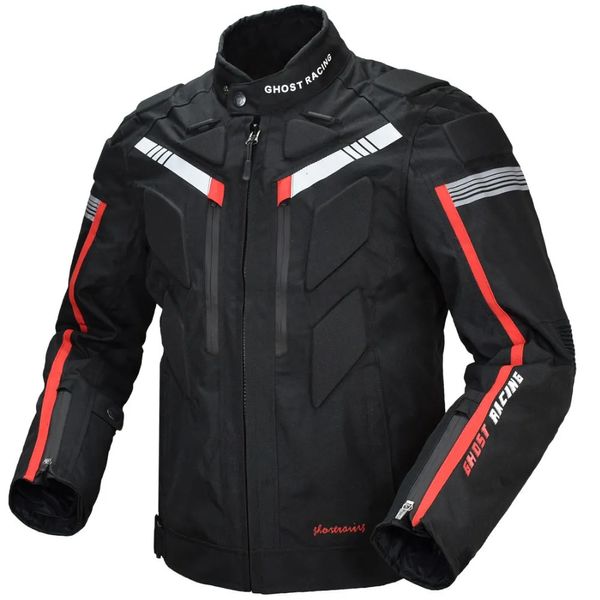 Giacche da uomo quattro stagioni in cotone abbigliamento da cavaliere giacca da motociclista da ciclismo giacche da moto da strada giacca da moto fuoristrada hanno protezione 230928