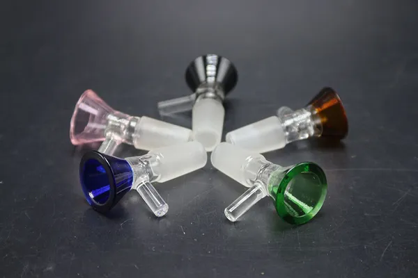 CSYC G032 Pipa da fumo Bong in vetro Manico trasparente Facile da usare 14mm 19mm Maschio Femmina Colorato Dab Rig Acqua Perc Bubbler Tubi Bong Ciotole