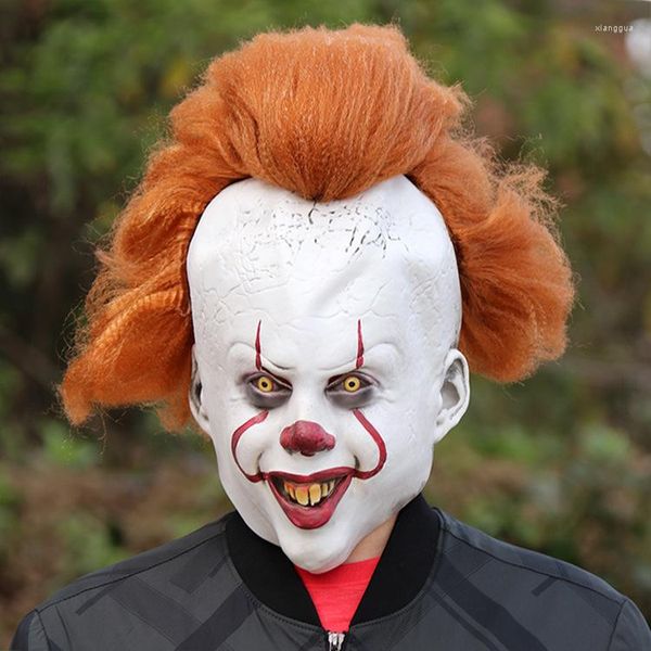 Partyzubehör Halloween Clown Zurück zur Seele Maske Maskerade Prop Latex Lustiges Cosplay Hohe Qualität
