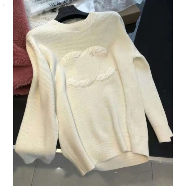 Kadınlar lüks moda kazak markası ch sweatshirts kadın kanal kazak mektubu cc gevşek büyük boy örgü uzun kollu kadın sweatshirt bayanlar üstleri sweaters ctei