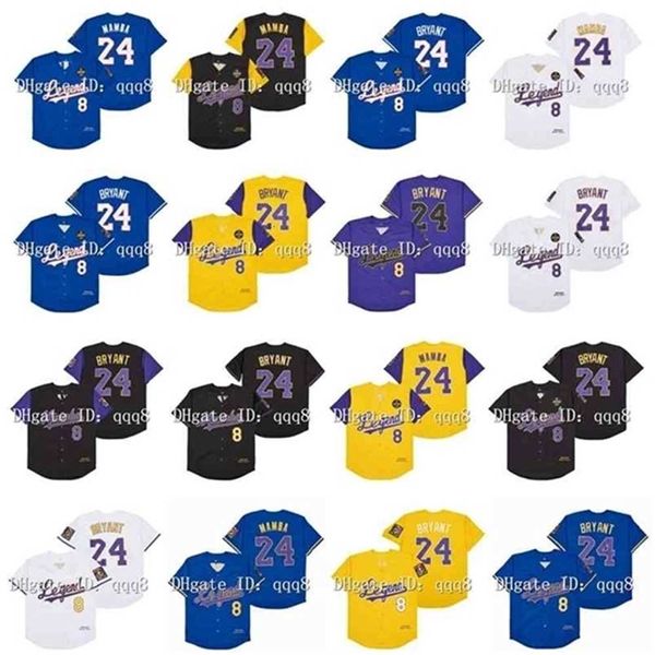 QQQ8 AIR01 TOPLAGINE 2021 Мужчина 8 24 Mamba Bryant Jersey Legend Bryant Jersey Split Fasw