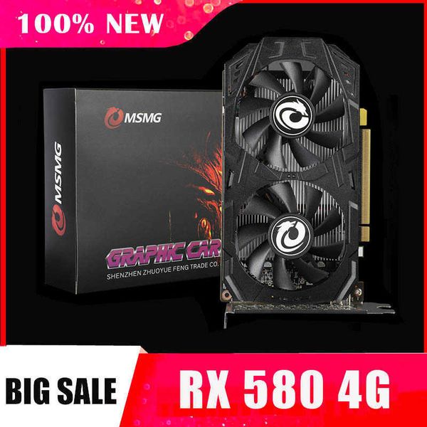 Überholte RX580 4GB Gpu Placa De Video Gaming Rtx 3060ti Grafikkarte 4G nicht 2060 GTX 1060 3050 3070 1660Super 6600XT 1080