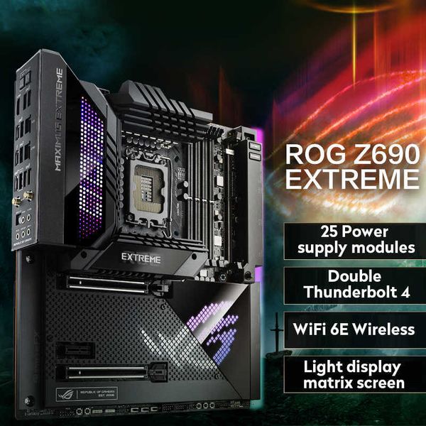 ASUS ROG MAXIMUS Z690 SUPORTE DE PARBOLA MÍTIL DE COMPUTADOR EXTREMA DDR5 CPU 12900K/12700KLGA 1700