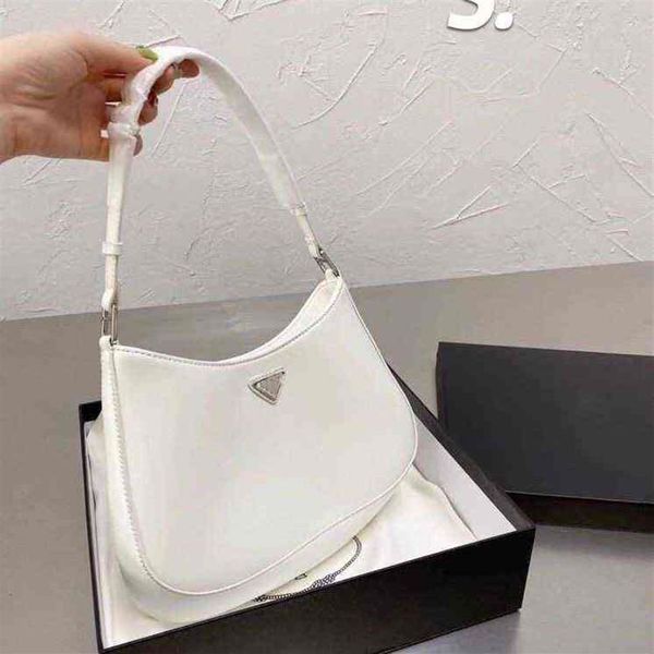 Top -Qualität Tasche Echtes Leder Kosmetischer Frauen Cleo Cleo gebürstet Menger Tote Nylon Mann Luxurys Designer Umhängetaschen Hobo Crossbo234i