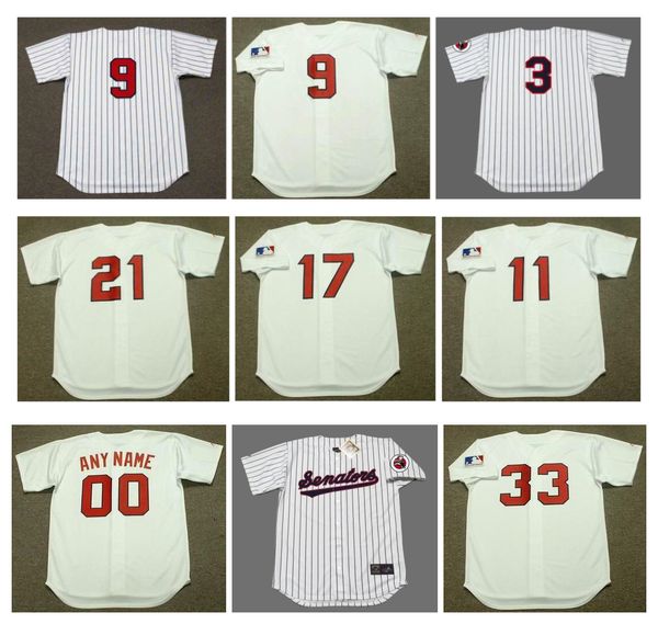 Ritorno al passato Washington CURT FLOOD Maglie da baseball Senatori ED BRINKMAN DENNY McLAIN FRANK HOWARD GIL HODGES MIKE EPSTEIN TED WILLIAMS TOBY HARRAH