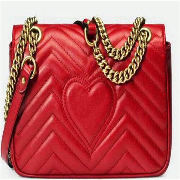 Wome Love Marmont Plouds Bags Women Wave Pattern Chaine Chain Chepbody Сумки Сумки знаменитый дизайнерский кошелек высококачественный женский сообщение 212K