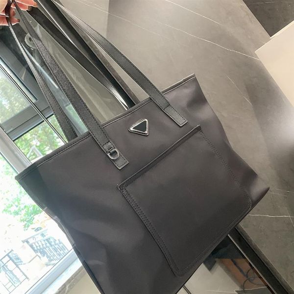 Женские сумки для покупок высококачественные модные сумки водонепроницаемые переработанные нейлоновые сумочка Ladies Luxury Designer Bag 35см 29см 15287L