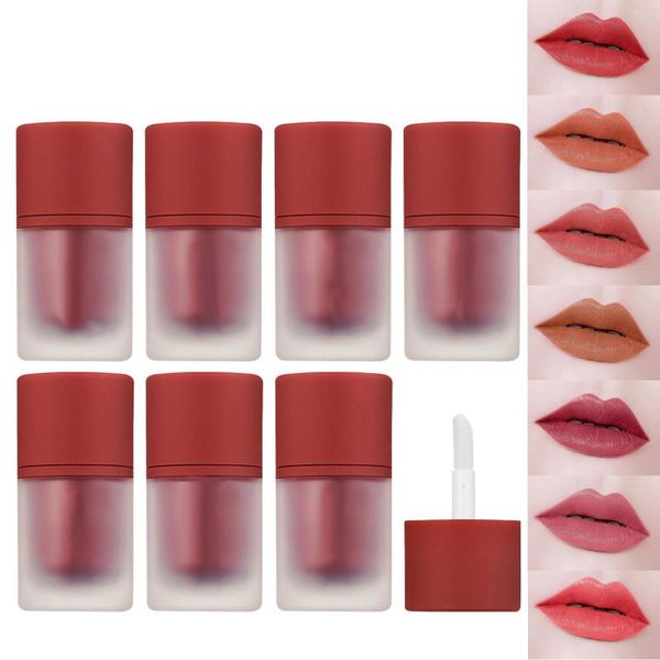 Lipgloss Mini glänzender feuchtigkeitsspendender flüssiger Lippenstift Spiegelflecken Herrenkoffer zum Verpacken