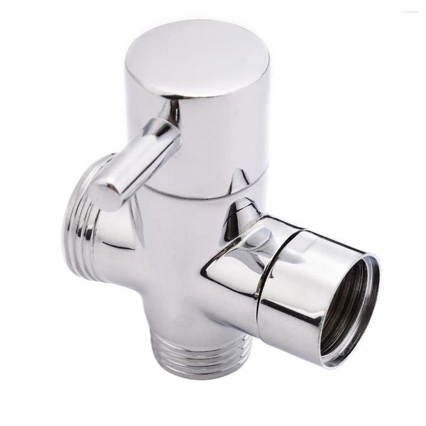Torneiras de pia do banheiro Brass 3 válvulas de desviador de chuveiro de bronze para torneira de pulverizador de vaso sanitário t-adaptador T