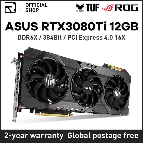 ASUS TUF RTX3080TI 12GB ROG Strix geforce rtx 3080ti 12g Tarjeta gráfica Nvidia Tarjeta gráfica DDR6X de 384 bits