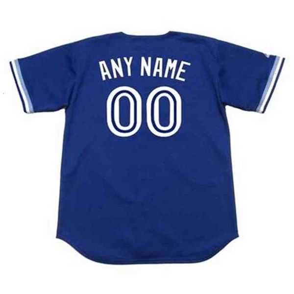 QQQ8 C202 Custom Men Toronto Cooperstown di cooperstown di cooperstown personalizzato qualsiasi nome di baseball Jersey