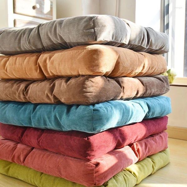 Kissen Mode verdicken quadratischen Cord Stoff Tatami Sitz Bürostuhl weiches Sofa für Zuhause Boden Dekor Textil Knie