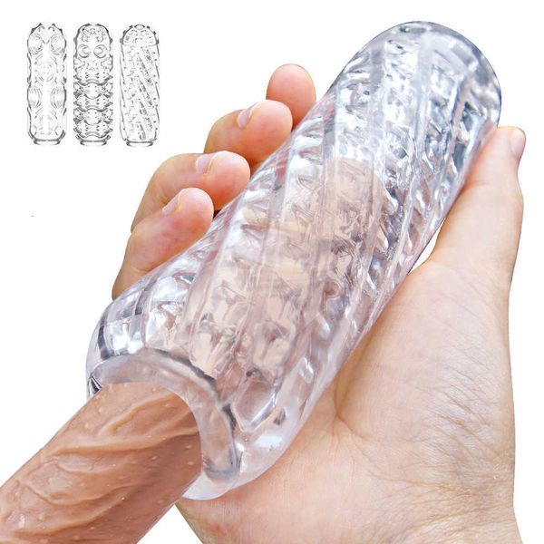 Прозрачная силиконовая мастурбационная чашка для мужчин киски карман мягкие минет игрушки оргазм мужчина мастурбатор оральный секс взрослый xxx