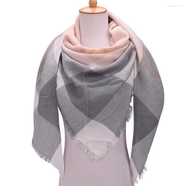 Шарфы 2023 зимний треугольник обертывание шарфа для женщин -дизайнера бренда.