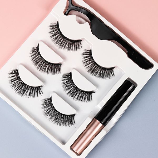 Weitere Gesundheits- und Schönheitsartikel, magnetische Wimpern, 3D-Nerzwimpern, Make-up, magnetische Wimpern, Eyeliner-Pinzetten-Set, natürliche falsche Wimpern, kurze künstliche Wimpern, 221231