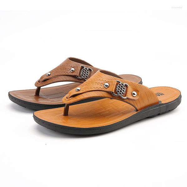 Slippers Sandals Men Shoes Summer Slipper Men's Beach Sandalias Hombre Sandale Homme Большой размер 39-44 продвижение по службе