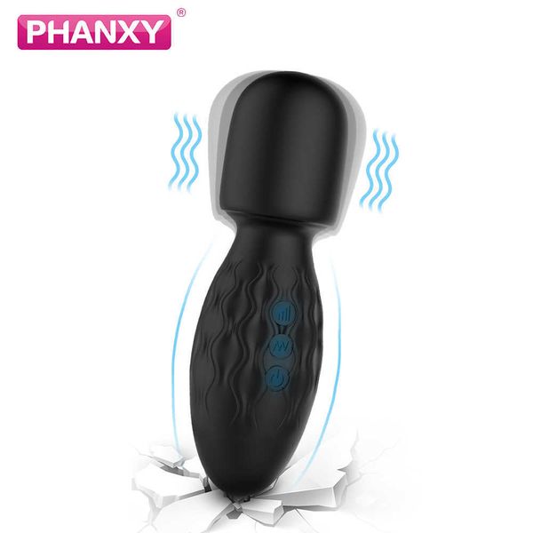 Предметы красоты Phanxy Magic Wand Vibrator Big Heads Av Body Massager G Spot Clitoris стимулятор взрослые сексуальные игрушки для женщины -мастурбатора