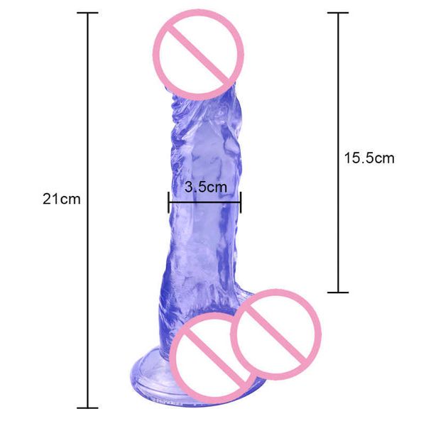 Articoli di bellezza Controllo manuale Giocattolo sexy Piccolo dildo realistico per donne Stimolatore artificiale femminile della masturbazione del pene in silicone per adulti