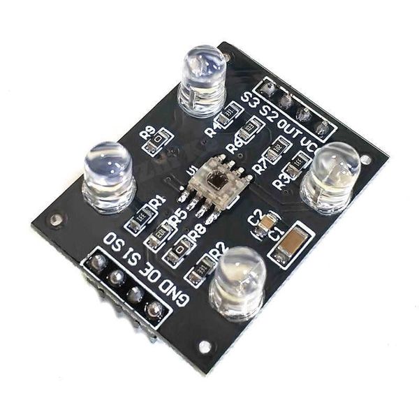 Sensor de reconhecimento de cores TCS230 TCS3200 Módulo para o módulo Arduino DIY DC 3-5V Entrada