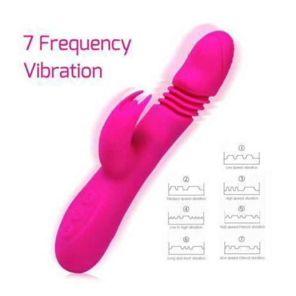 Предметы красоты нагреть AV растягиваемые вибраторы машина USB Адвардируемый дилдо вибратор G-Spot Massager сексуальные игрушки для взрослых для женщины