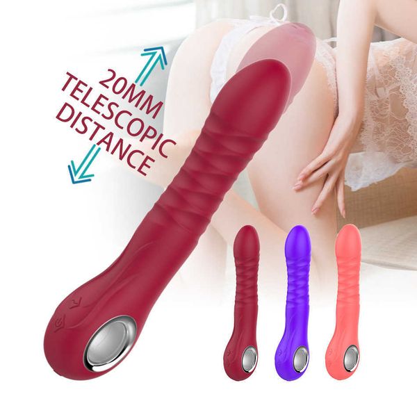 Schönheitsartikel Heizung Teleskopstab G-Punkt-Vibrator Zappeln sexy Spielzeug für Frauen Erwachsene 18 Vagina Klitoris Weiblicher Masturbator Intimwarenladen