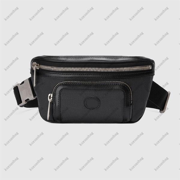 Mini bolsas de luxo Bolsas de designer de luxo Moda Fanny Pack Bag de peito Classic Design Design Tubing de couro 23x12x2 5cm3041