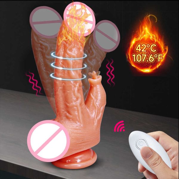Güzellik ürünleri teleskopik titreşimli dildos seksi oyuncaklar ısıtma gerçek yapay penis yetişkin vajina mastürbator vibratörü büyük anal penis vantuz